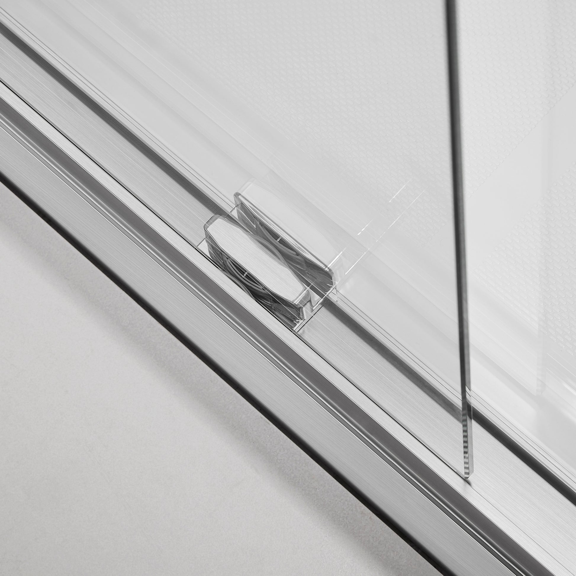 Framed Sliding Shower Door 56" 60"W X 75"H, Bypass Double Sliding Glass Door With 1 4" 6Mm Clear Glass, Brushed Nickel Finish Brushed Nickel Bathroom American Design Glass Metal