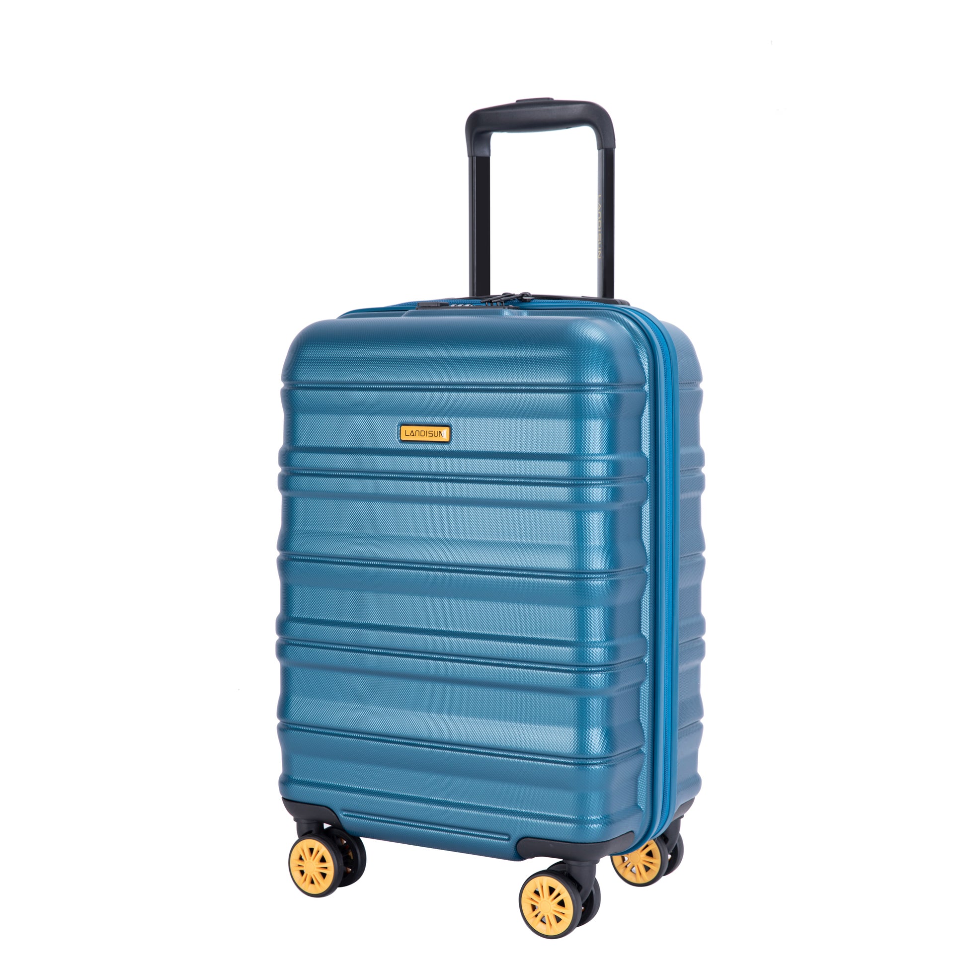 Carry On Luggage Airline Approved18.5" Carry On Suitcase With Tsa Approved Carry On Luggage With Wheels Carry On Bag Hard Shell Suitcases, Blue Blue Abs Pc