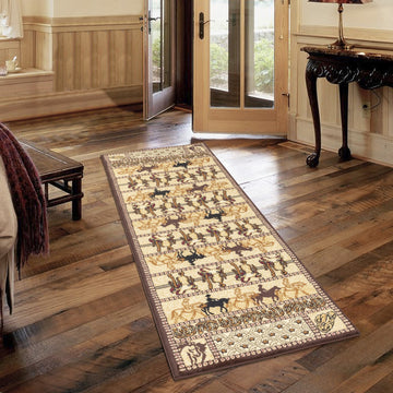 Tribes Gc Yls4009 Beige 2 Ft. 7 In. X 7 Ft. 3 In. Southwest Area Rug Beige Polypropylene