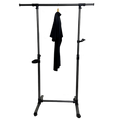 Short Clothing Racks For Hanging Clothes With Bottom Shelves And Wheels Heavy Duty Rolling Clothes Rack Kids Clothing Rack For Adult Coat, Closet, Wardrobe Black Black Metal