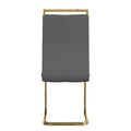 Table And Chair Set,Modern Minimalist Rectangular Dining Table, 0.4 Inch Thick, With A Black Imitation Marble Pattern Desktop And Black Mdf Legs. Comfortable Pu Seats,Perfect For Dinner, Meet Grey Black Seats 4 Mdf Glass
