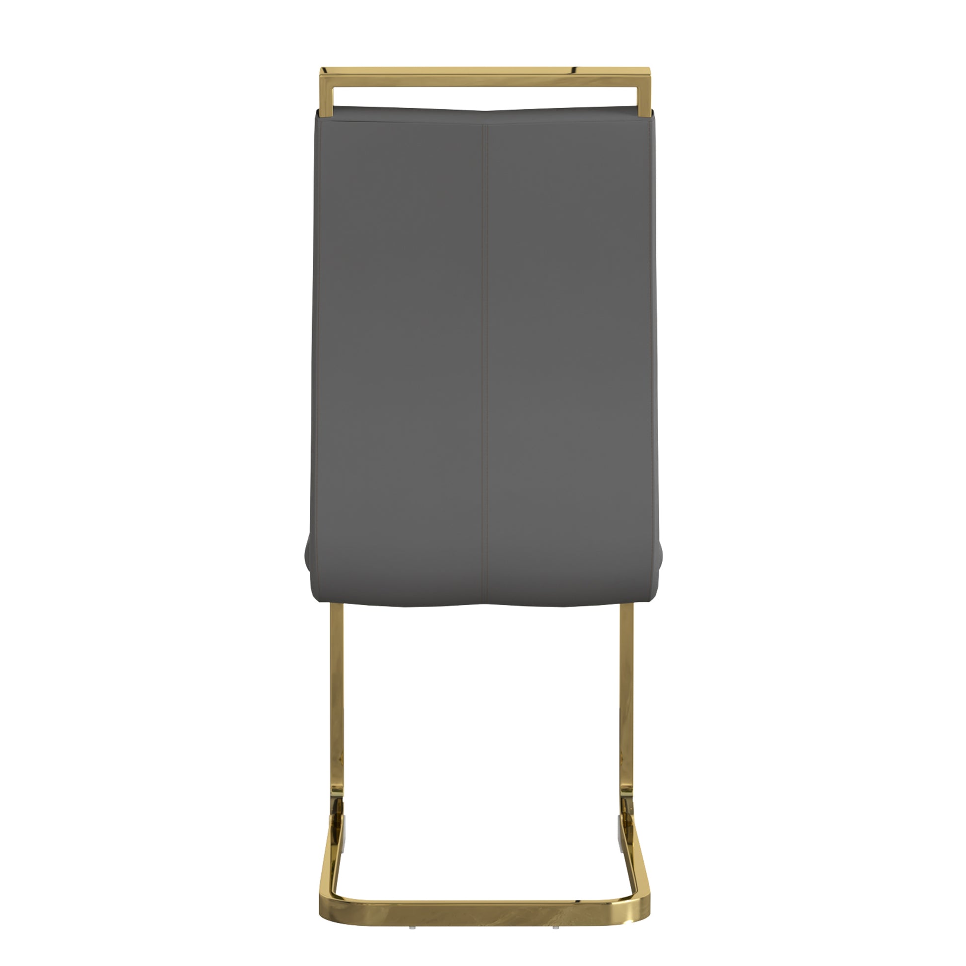 Table And Chair Set,Modern Minimalist Rectangular Dining Table, 0.4 Inch Thick, With A Black Imitation Marble Pattern Desktop And Black Mdf Legs. Comfortable Pu Seats,Perfect For Dinner, Meet Grey Black Seats 4 Mdf Glass
