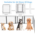 16 Panels Dog Playpen For Outdoor,Yard,Camping,31.6