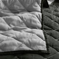 7 Piece Stripe Comforter And Quilt Set King Cal King Multicolor Polyester