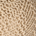 Hazel Pouf Ivory Cotton