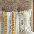 3 Piece Cotton Comforter Set Gray Yellow Full Queen Queen Gray Yellow Cotton