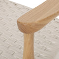 Arm Chair White Woven Rope