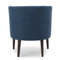 Club Chair Navy Blue Fabric