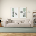 Conner Cream Corduroy Sofa 110