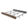 Milan King Bed Dark Brown King Dark Brown Wood