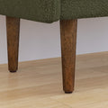 Teddy Velvet Storage Stool, ,With Storage Space, Suitable For Apartments, Living Rooms And Bedrooms Green 45.98