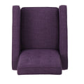 Recliner Purple Fabric