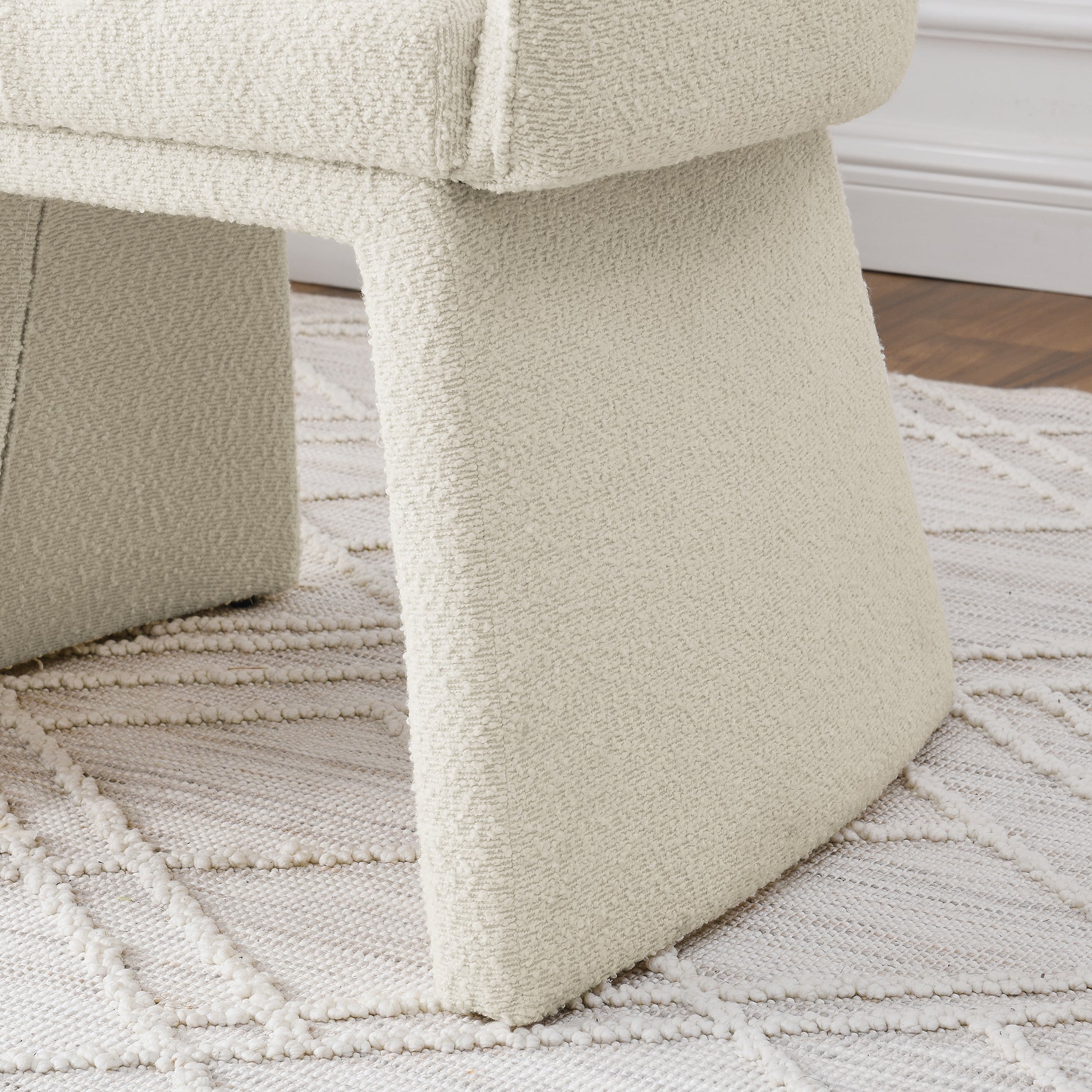 Modern Style Simple And Elegant Chair, Beige Leisure Chair, Suitable For Dining Bedroom Living Room Reception Desk Assembly Required Beige Beige Foam