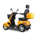Xl3D4L Electric Mobility Recreational Travel Scooter For Adults,Mobility Scooters For Seniors, 4 Wheel Powered Mobility Scooters Yellow Abs Pc Abs Pc