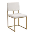 Modern Faux Marble 6 Piece Dining Table Set,60Inch Metal Kitchen Table Set With Upholstered Dining Chairs And Bench, Golden Metal Dining Room Bench Seating Rectangular Dining Table With Chair And Bench Metal Wood Golden Seats 6 60 Inches Farmhouse