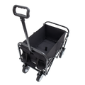 Minimeetall Extention Excollapsible Foldable Wagon Cart Beach Wagon Heavy Duty Utility Cart Utility Wagon Grocery Cart For For Camping Shopping Sports Gardeing Fishing Supports 225Lbs Black Black