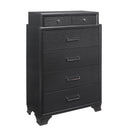 Civic Grey Chest Gray Solid Wood Mdf