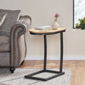 C Table Honey Wood Metal