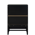 Lockers,Side Cabinets,Wine Bar Cabinet,Liquor Storage Credenza,Sideboard With Wine Racks & Stemware Holder,Wine Glass Holder,Metal Handle, Placed In Family Bars,Hallways,Living Rooms,Color:Black Brown 5 Or More Spaces Black Brown Primary Living Space