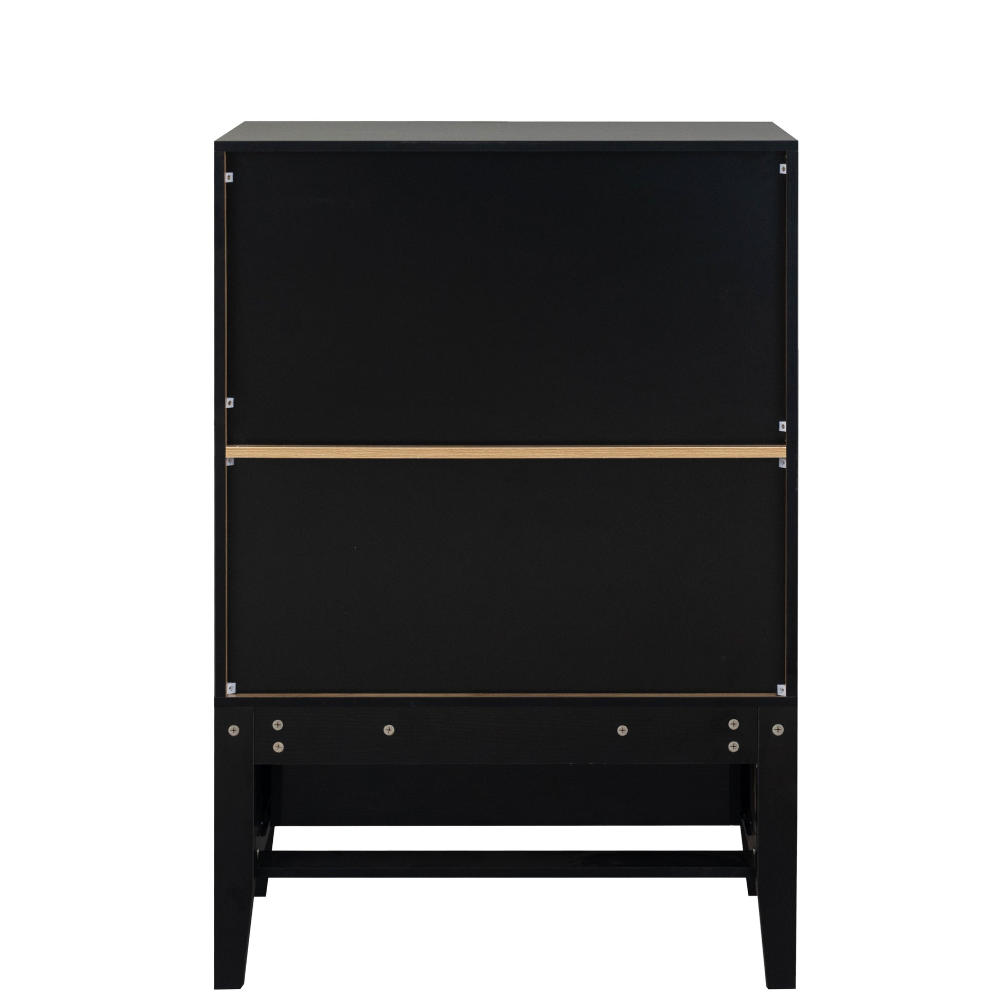 Lockers,Side Cabinets,Wine Bar Cabinet,Liquor Storage Credenza,Sideboard With Wine Racks & Stemware Holder,Wine Glass Holder,Metal Handle, Placed In Family Bars,Hallways,Living Rooms,Color:Black Brown 5 Or More Spaces Black Brown Primary Living Space