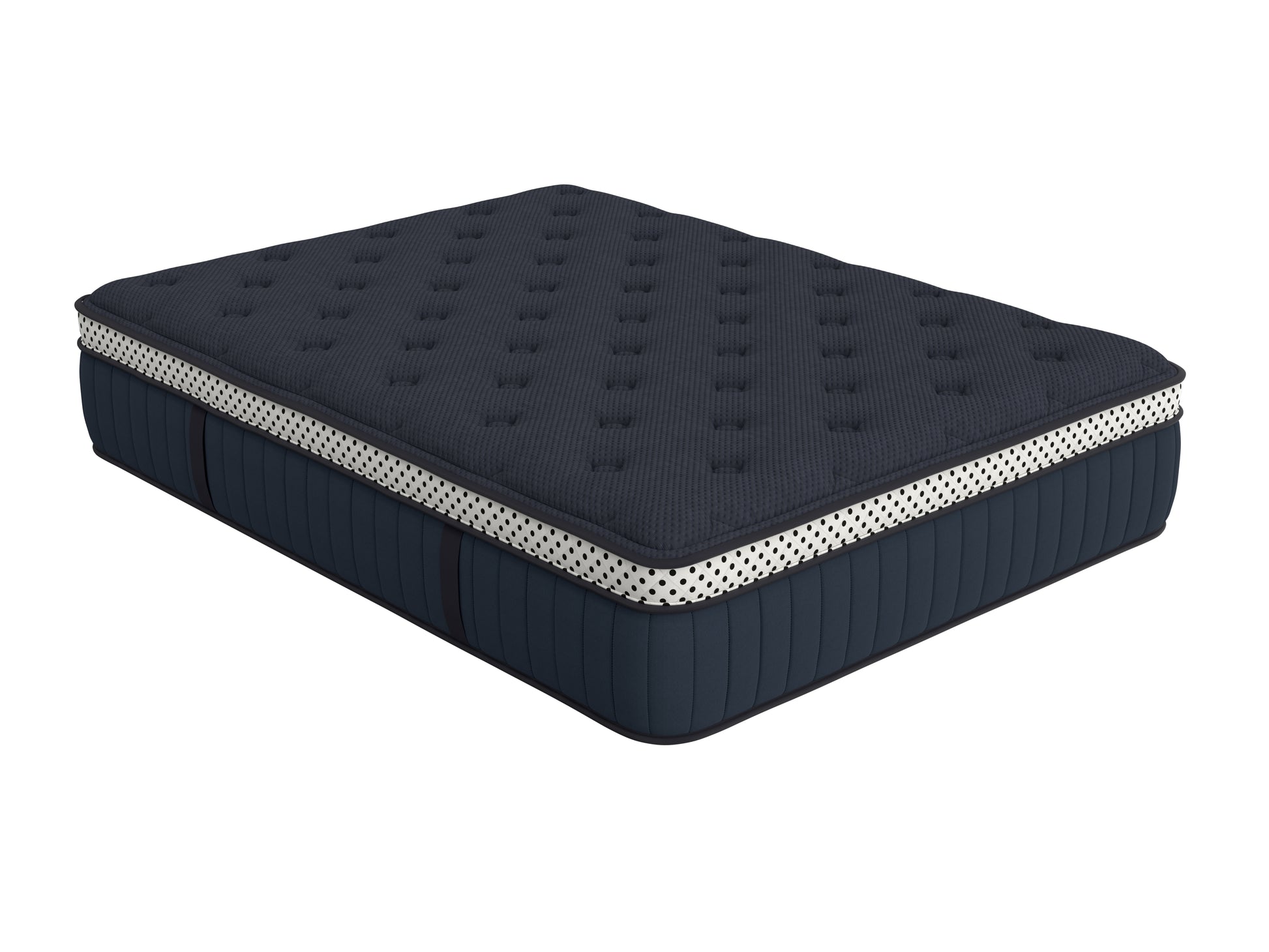 Wink Blue 15" Box Top Full Mattress Blue Memory Foam And Polyurethane Foam Fabric Full