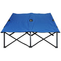 Outsunny 2 Person Folding Camping Cot For Adults, 50