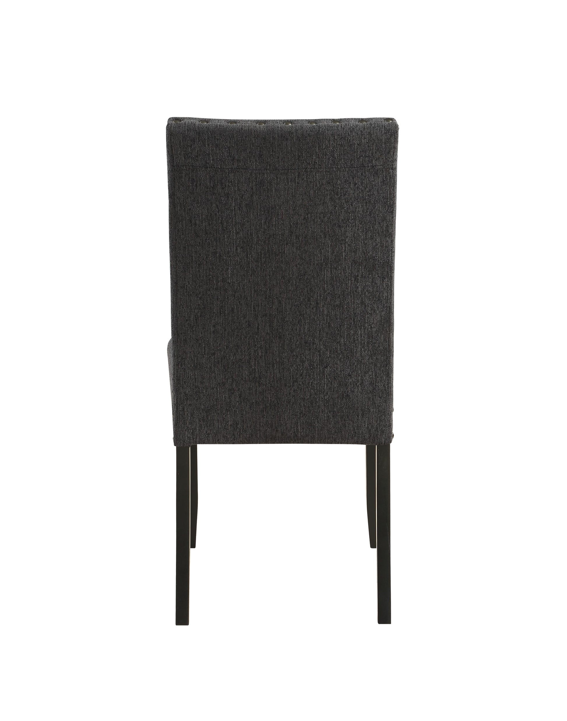 Marian Grey Dining Chairs Kit Of 2 Gray Fabric