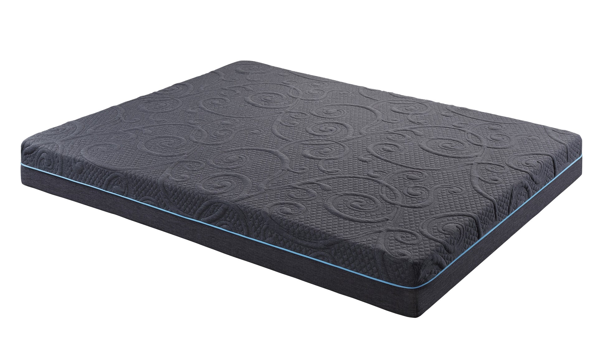 8" Full Size Bed Mattress Gel Infused Memory Foam Hybrid Mattress, Dark Gray, Mattress In A Box, Firm Comfort Mattress Dark Gray Bedroom Foam Spring Full