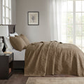 Reversible Bedspread Set Mocha King Mocha Cotton