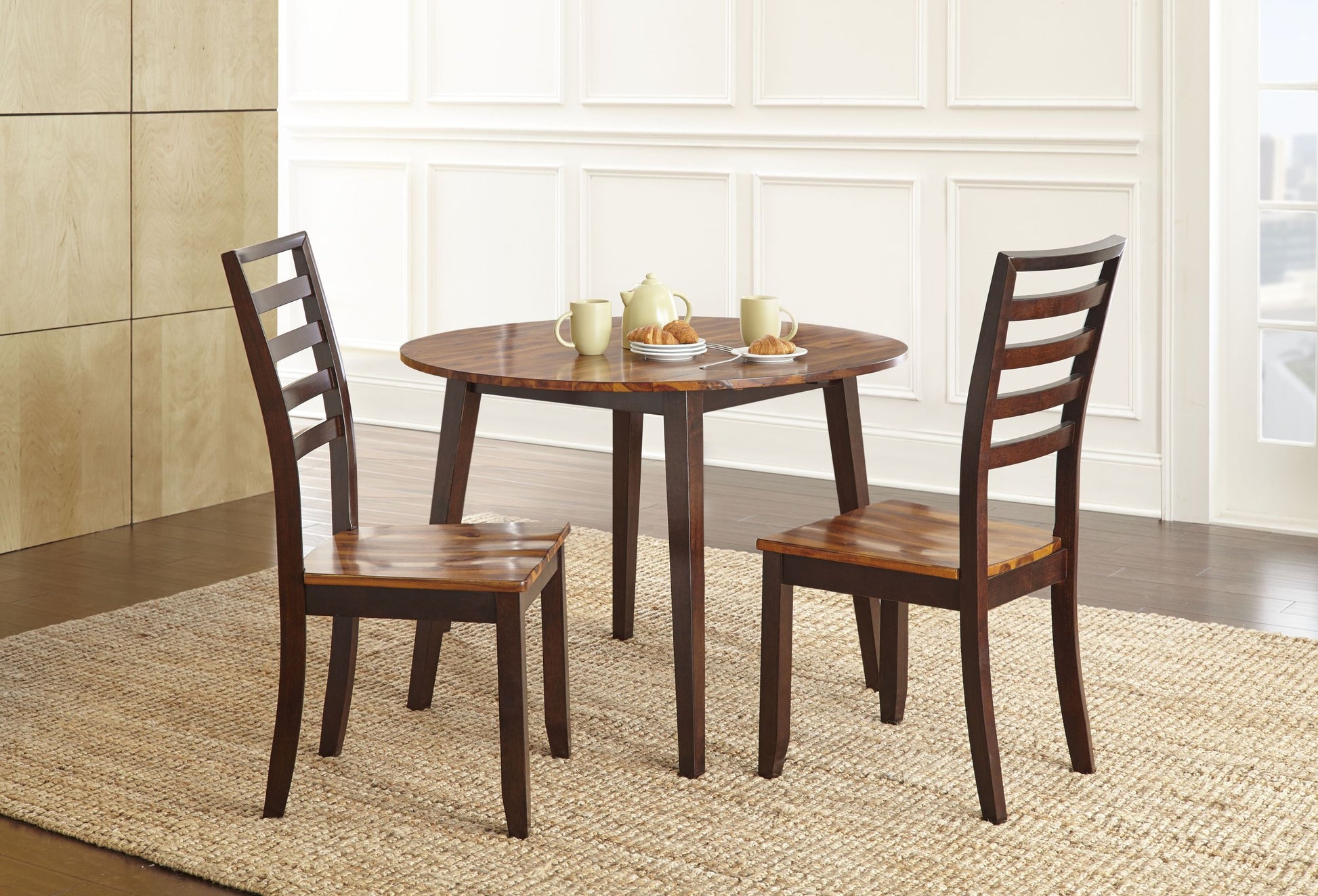 Captivating Side Chair Cordovan Cherry Finish, Ladder Back Optimal Comfort, Farmhouse Or Style Blending Environments, Set Of 2 Chairs Brown Espresso Dining Room Rectangular Transitional Side Chair Acacia Solid Wood Mdf