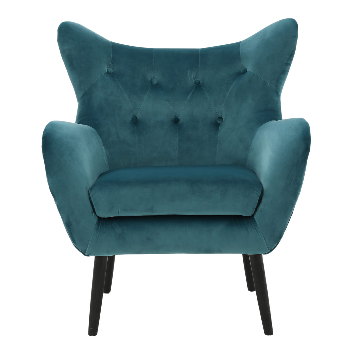 Arm Chair Teal Velvet