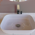 Dax Round Vanity Sink Pop Up Drain Without Overflow Chrome Brass