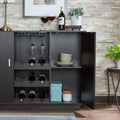 Espresso 2 Door Wine Cabinet Espresso Kitchen Modern Mdf