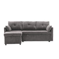 United Modular Sectional Sofa L Shaped Modular Couch With Reversible Chaise Modular Sofa Sectional Couch With Storage Seats Dark Gray Chenille 3 Seat