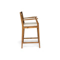 Perla Barstool Brown Acacia Wood