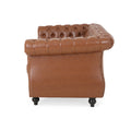 Seat Sofa Light Brown Pu