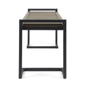 Hopkins Industrial Wood And Metal Bench Grey Acacia Wood