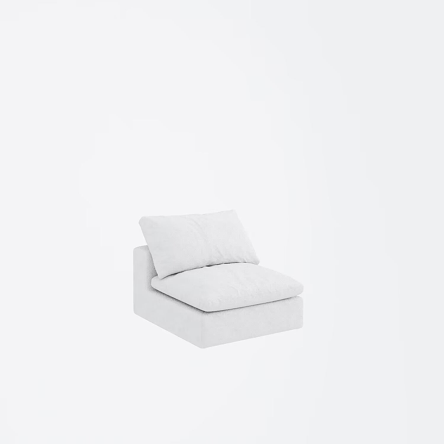 Cloud Modular Sectional Sofa With Thick Cushion 160", Wide 4 Seater Minimalist Sofa Couch,Convertible Couch Deep Seat Couches For Modern Living Room Sofa Sets For Office House 4Seaters White Fabric 4 Seat