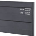 Gunmetal Full Platform Bed Box Spring Not Required Full Gunmetal Iron Bedroom Contemporary Slat Beds Metal