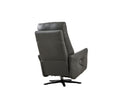 Recliner Chair With Dual Motoreuro Contemporary Designadjustable Headrest, 360 Swivel Usb Charge Port, Living Style Dark Brown Soft Foam Bonded Leather