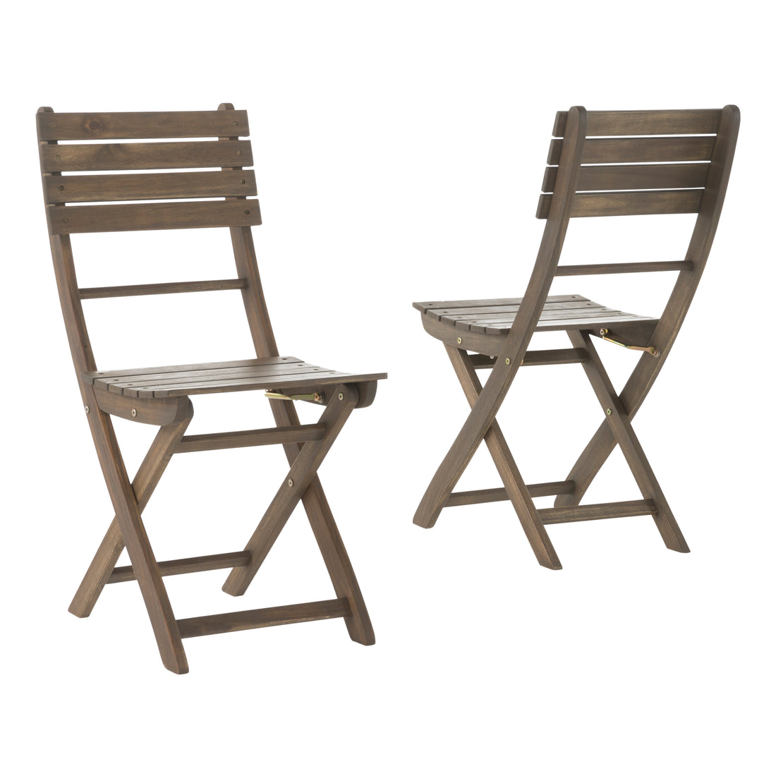 Positano Foldable Chair Grey Acacia Wood