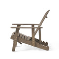 Malibu Reclining Adirondack Chair Grey Acacia Wood