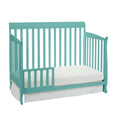 Riley Toddler Guard Rail Turquoise Turquoise Wood