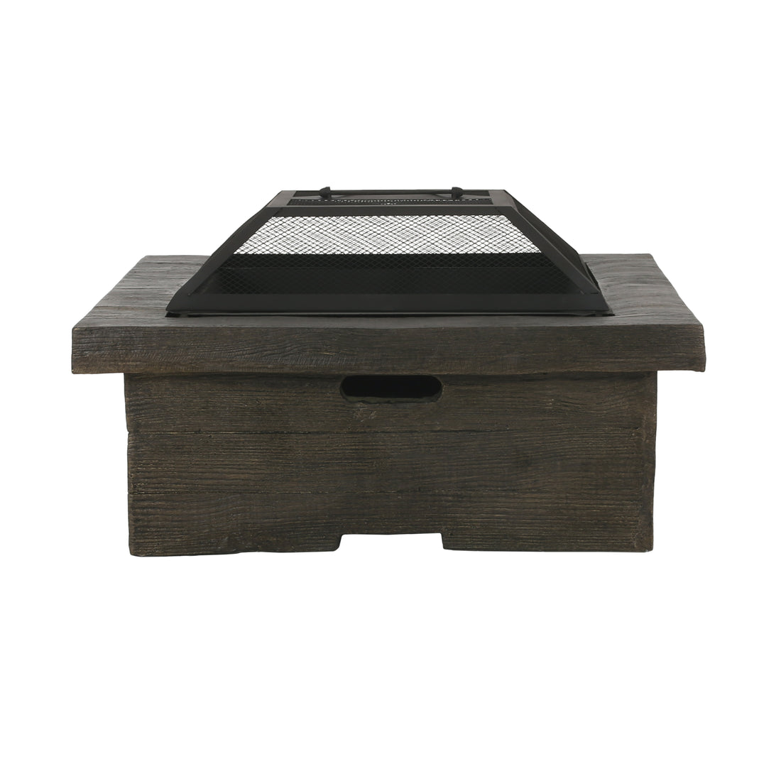 Mgo 29 Square Wood Burning Fire Pit Grey Magnesium Oxide