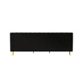 Fx P85 3S Bk 3 Seats Sofa Black Velvet 3 Seat