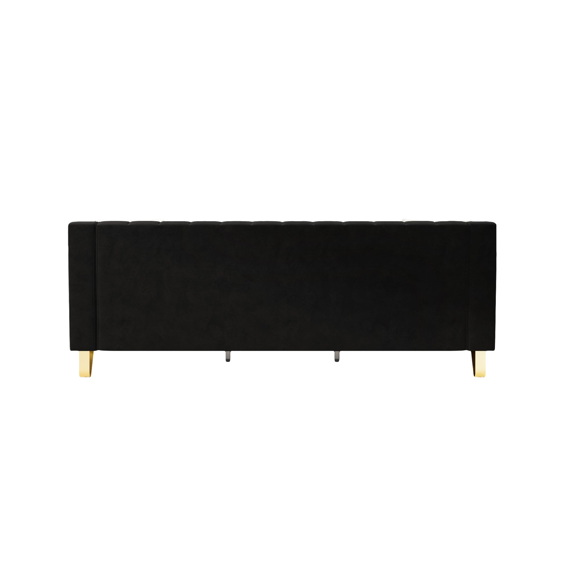 Fx P85 3S Bk 3 Seats Sofa Black Velvet 3 Seat