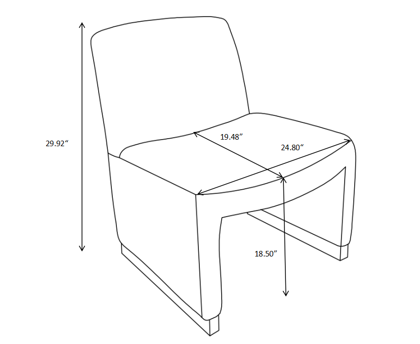 Comfy Accent Chair, Upholstered Slipper Chair, Armless Chair With Wood Legs And Soft Fabric For Living Room, Bedroom, Grey Gray Foam Wood Fabric