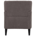 Upholstered Accent Chair Tufted Armchair For Living Room And Bedroom, Russet Brown Brown Birch Foam Teddy