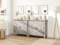 2 Door Cabinet, American Furniture, Suitable For Bedroom, Living Room, Study Light Grey Mdf