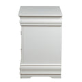 White 2 Drawer Nightstand White White 2 Drawers Bedroom Rectangle Transitional Pine Drawers White Wood
